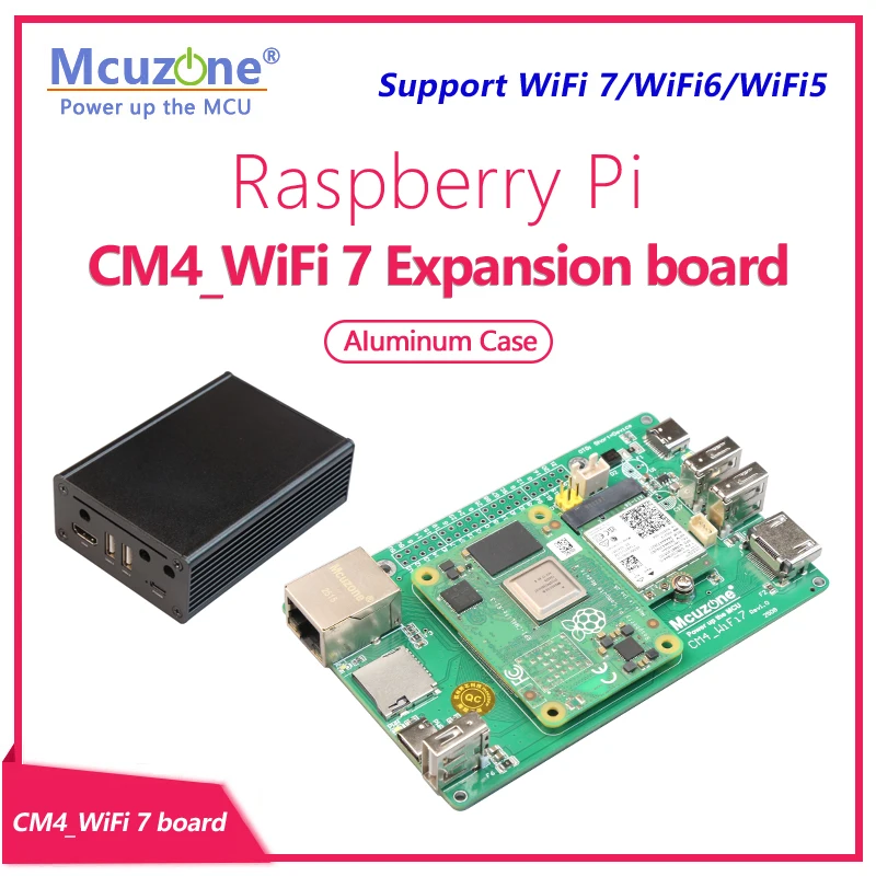 

Плата расширения CM4_WiFi7, вычислительный модуль Raspberry Pi 4, BE200, Intel AX200 AX210 PCIe M.2 A Key