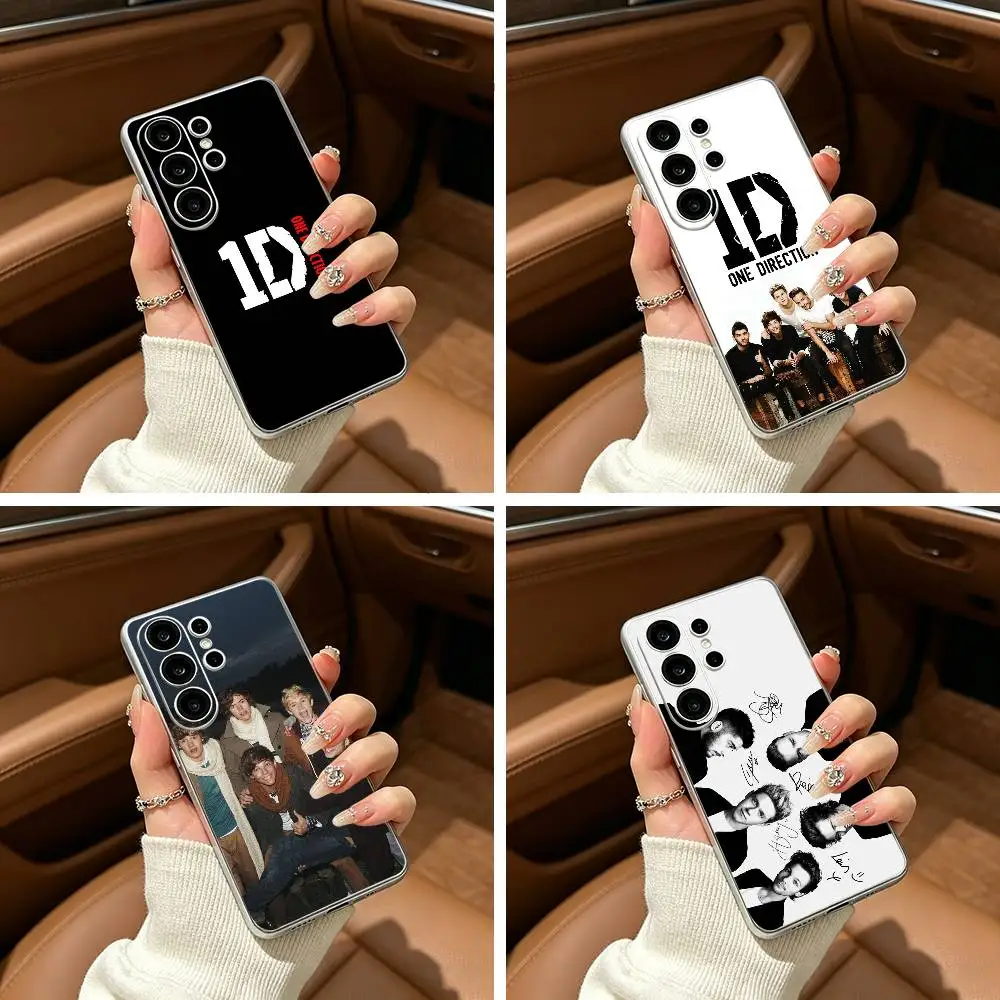 One Direction-ES B-Band Clear Phone Case for Samsung S25, S24, S21, S22, S23, S30, Ultra, S20, Plus, FE, Lite