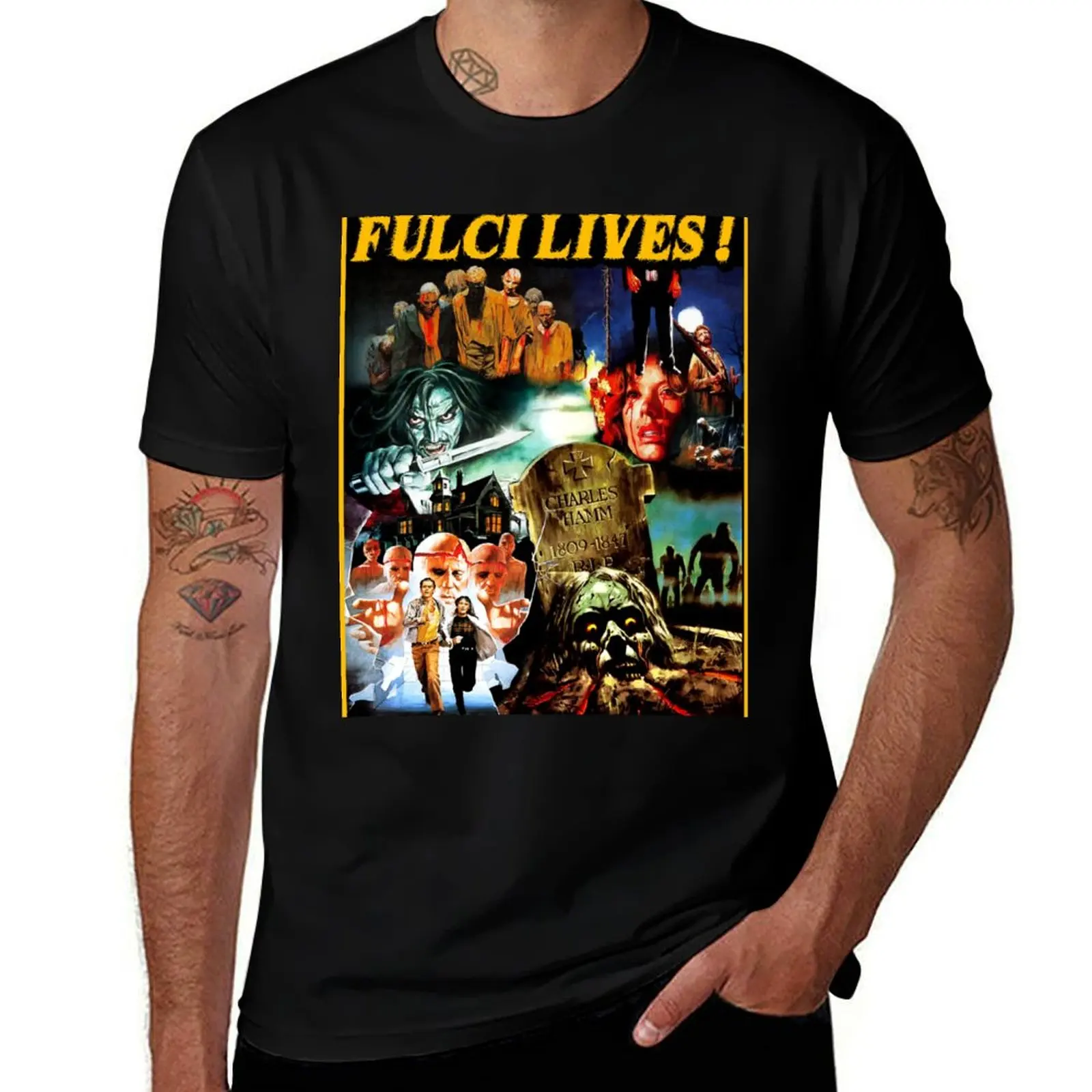 

Fulci Lives! T-Shirt man t shirt summer man t shirts graphic T-Shirt