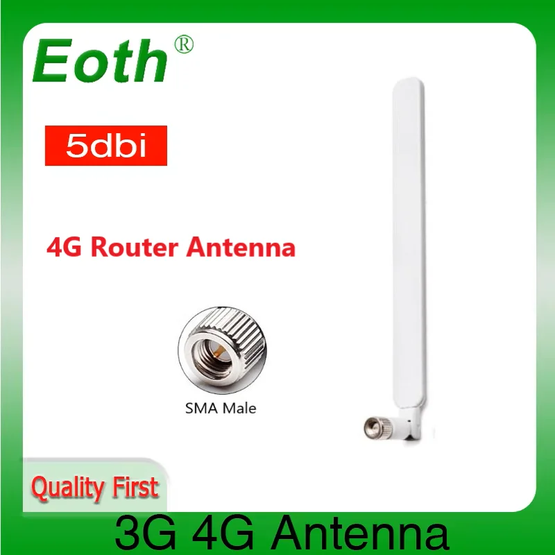 

Eoth 1 шт. 3G 4G lte Антенна 5dbi SMA Штекерный Разъем Антенна для маршрутизатора huawei внешний ретранслятор антенна беспроводного модема