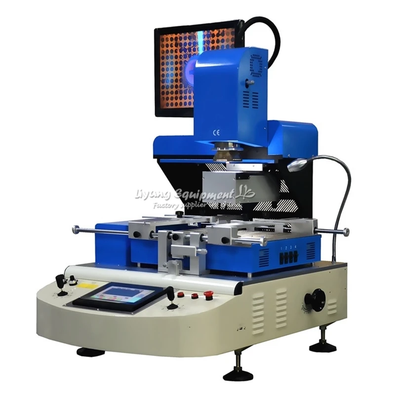 LY-G880 Industrial Semi-Automatic 3 Zones Hot Air BGA Rework Station, Max 57×48cm Large Area, 7600W 220V Optical Align