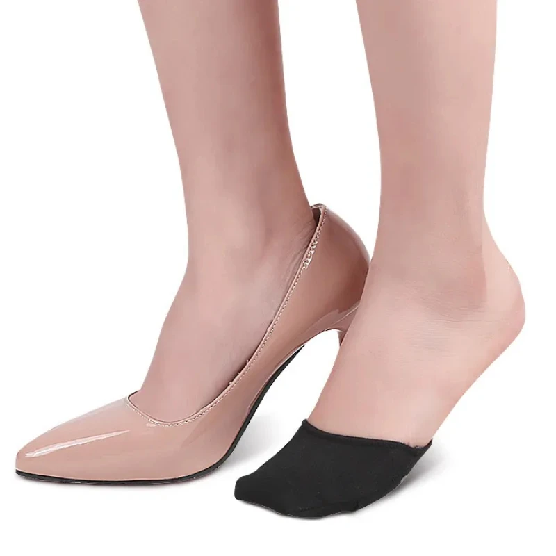 

20pieces=10pairs Invisible Pedicure Forefoot Socks High Heel Shoes Anti-Slip Sweat Absorb Pedicure Pads Relief Pain Hot Sale