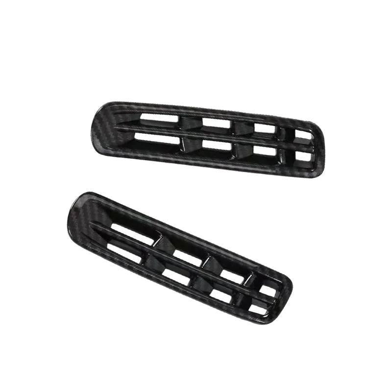 For Ford Focus 2019 2020 2022 2021 MK4 Car Carbon Fiber Style Front Column Air Outlet Cover Accessories Trim