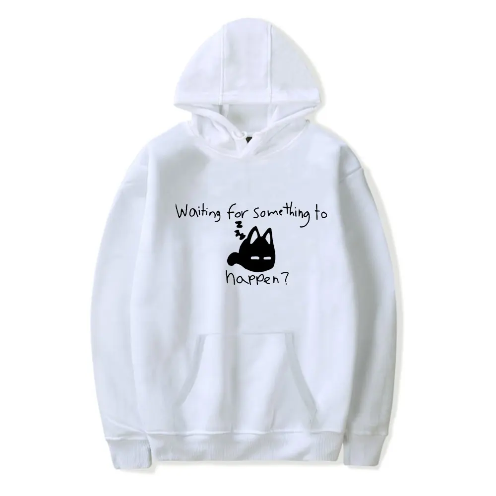 Omori Waiting for Something to Happen Vintage 90s Hoodie Unisex Harajuku Hip-hop Streetwear Sweatshirt Spring and Autumn