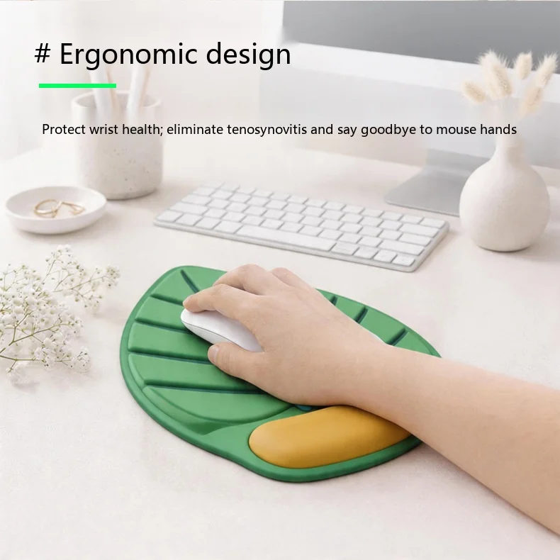 Farbverlauf-Silikon-Handgelenkauflage Mauspad Ergonomische Schreibtischunterlage für Büro und Gaming 31 Traumhafte Farboptionen – Detail 11
