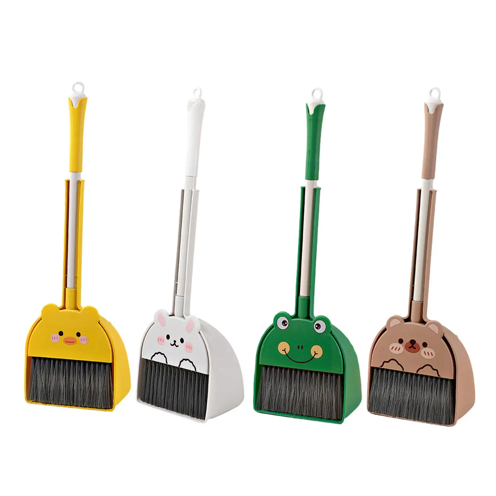 Kids Broom Dustpan Set Novelty House Cleaning Gifts Housekeeping Play Set Children Sweeping House Cleaning Toy Set for Age 3-6