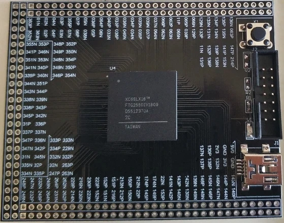 FPGA Development Board Spartanss6 XC6SLX16 XC6SLX25 Core Board Minimum System Board