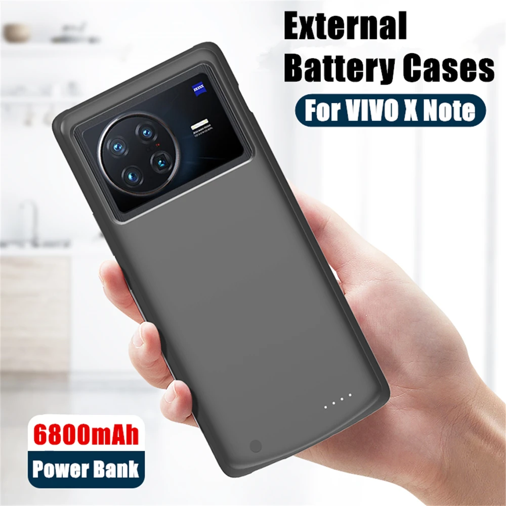 6800mAh Portable Charger Power Case for VIVO X NOTE Power Bank Cover External Battery Charging Cover For X Note Battery Cases