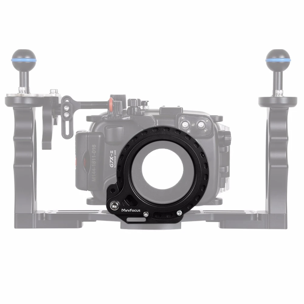 M67 M52 Thread 67mm 52mm Swing Macro Lens Flip Adapter Mount Clamp filtro subacqueo per DSLR custodia impermeabile subacquea