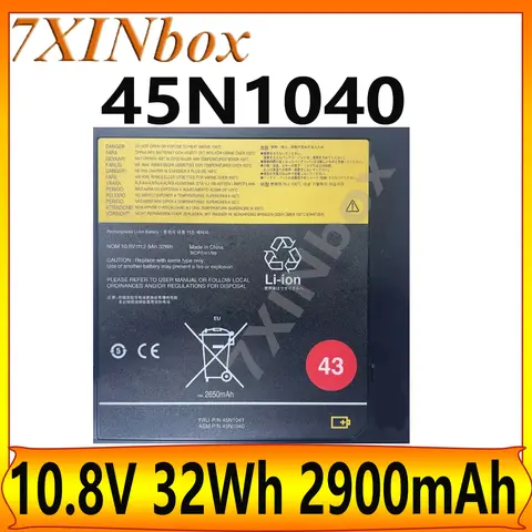7XINbox 45N1040 45N1041 10,8 V 32Wh 2900 mAh Laptop Akku Für Lenovo ThinkPad T430 T400 T400S T500 R400 R500 R60 R61 ﻿