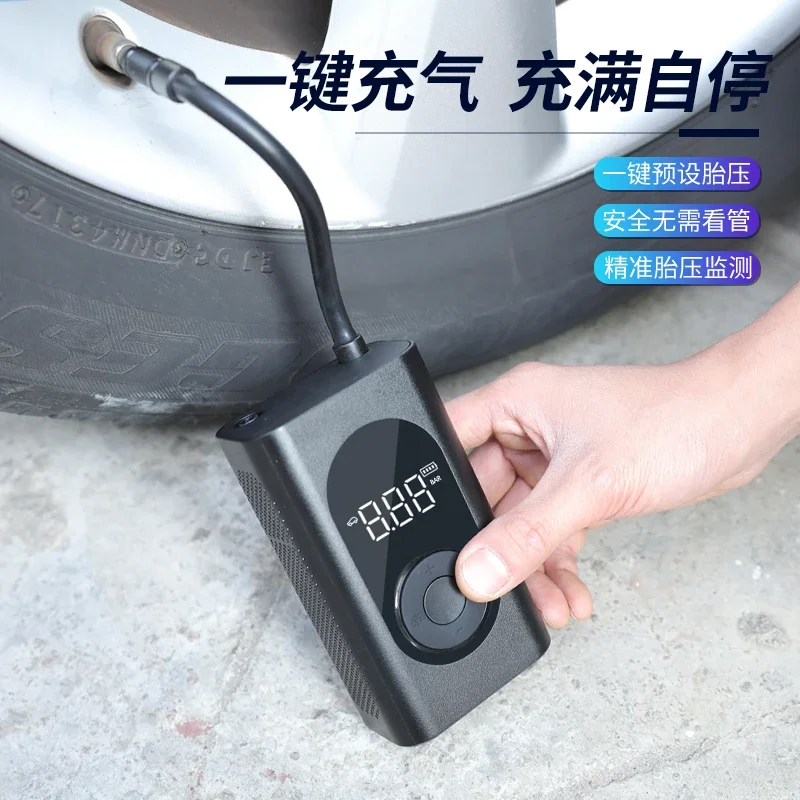 2023 New Xiaomi Mijia Air Pump 1Portable Electric Air Compressor Tire Sensor Mi Inflatable Treasure for Motorcycle Car Soccer