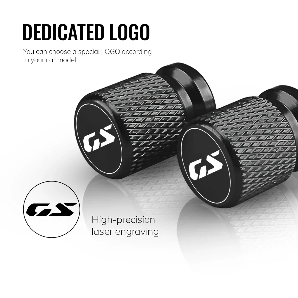 Motorcycle Standard Valve Cap Set Tire Caps Set For BMW R1300GS F900GS Adv F800GS 2023- R 1300 GS F 900 GS
