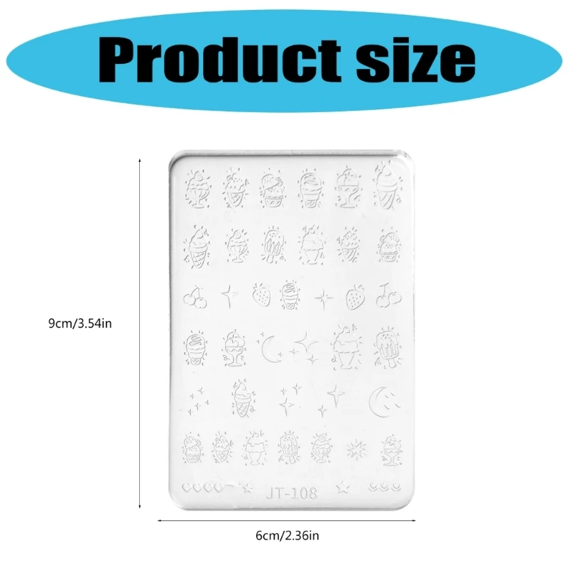 

Detailed Ice Cream Art Mold Lightweight Resin Jewelry Making Accessory DIY E0BF