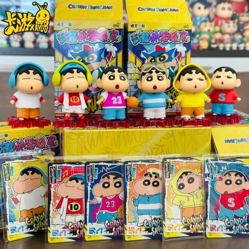 

Original Crayon Shin-Chan Blind Box Cartoon Anime Crayon Shin Chan Vinyl Rubber Doll Toy Key Chain Birthday Toy Gifts