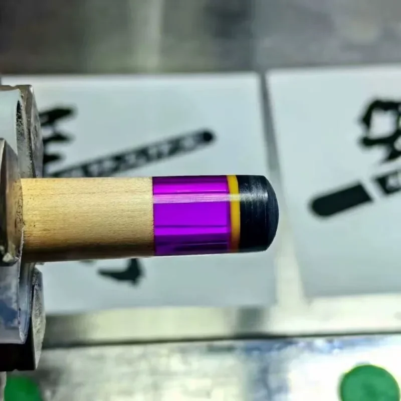 Сменные насадки для бильярдного кия, прозрачный пластиковый стержень, 6 цветов, диаметр 15 мм и длина 25 мм