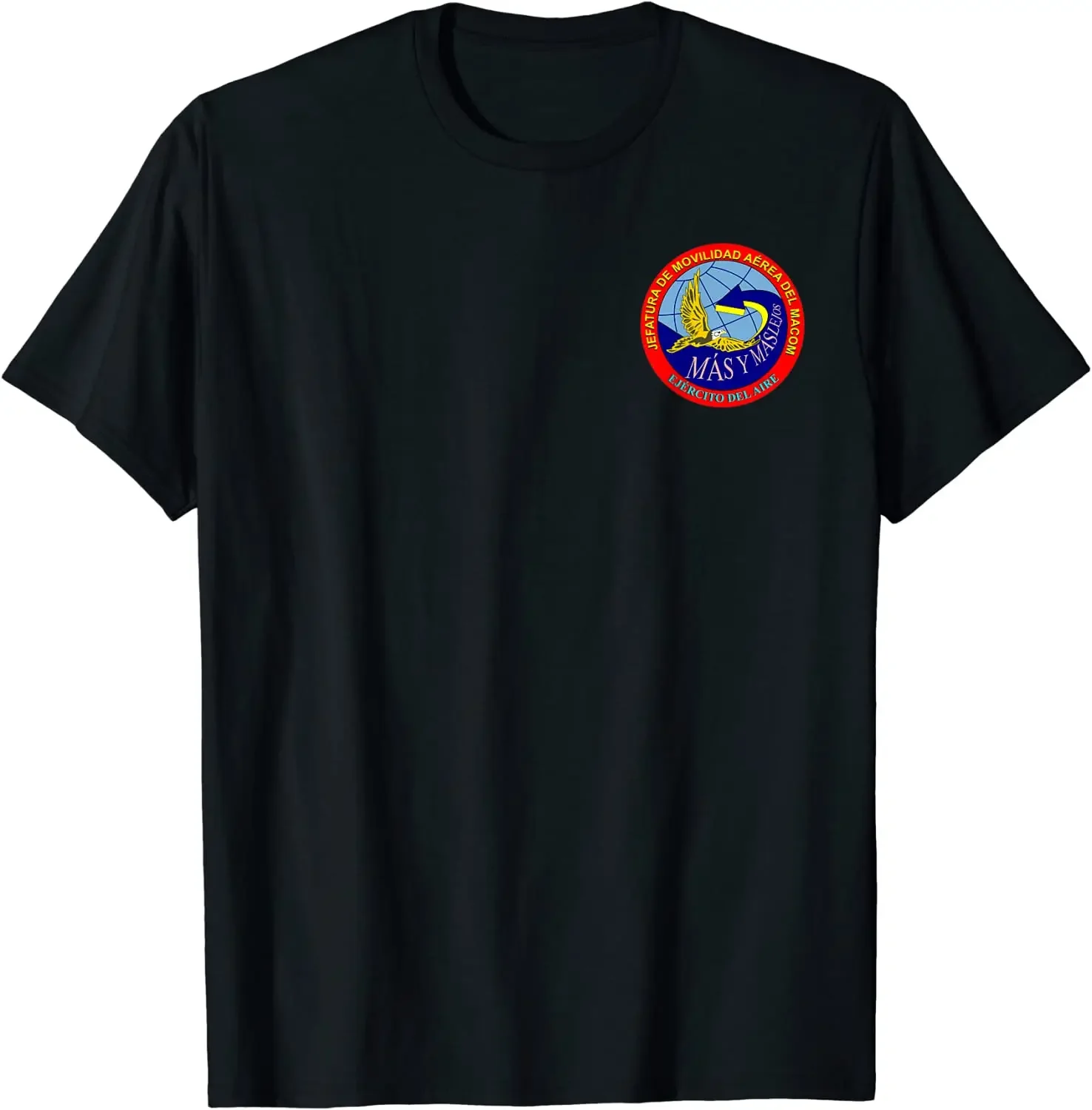 Spanish Air Force Air Mobility Headquarters (JMOVA) Men T-Shirt Short Sleeve Casual 100% Cotton O-Neck Summer Shirt