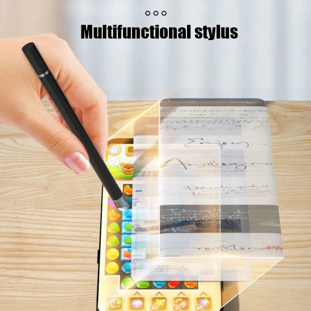 2 In 1 Stylus Pen For Cellphone Tablet Capacitive Touch Pencil For Iphone Samsung Universal Android Phone Drawing Screen Pencil