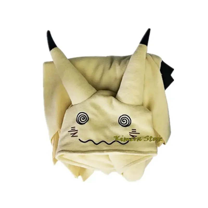 Mimikyu Cartoon Anzug Frauen Pyjama Anime Umhang Kleid Kostüm Halloween Umhang für Erwachsene niedlichen Pyjama