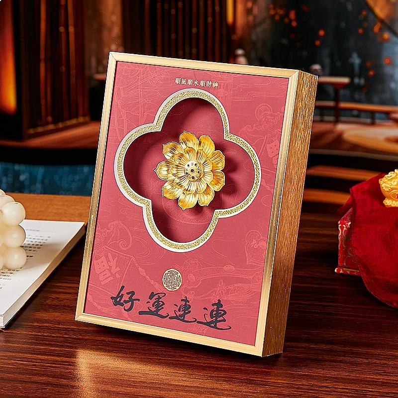 Cultural Creation Gift Souvenir Temple Wealth Ornament Creative Housewarming Opening Business Conference Keepsake