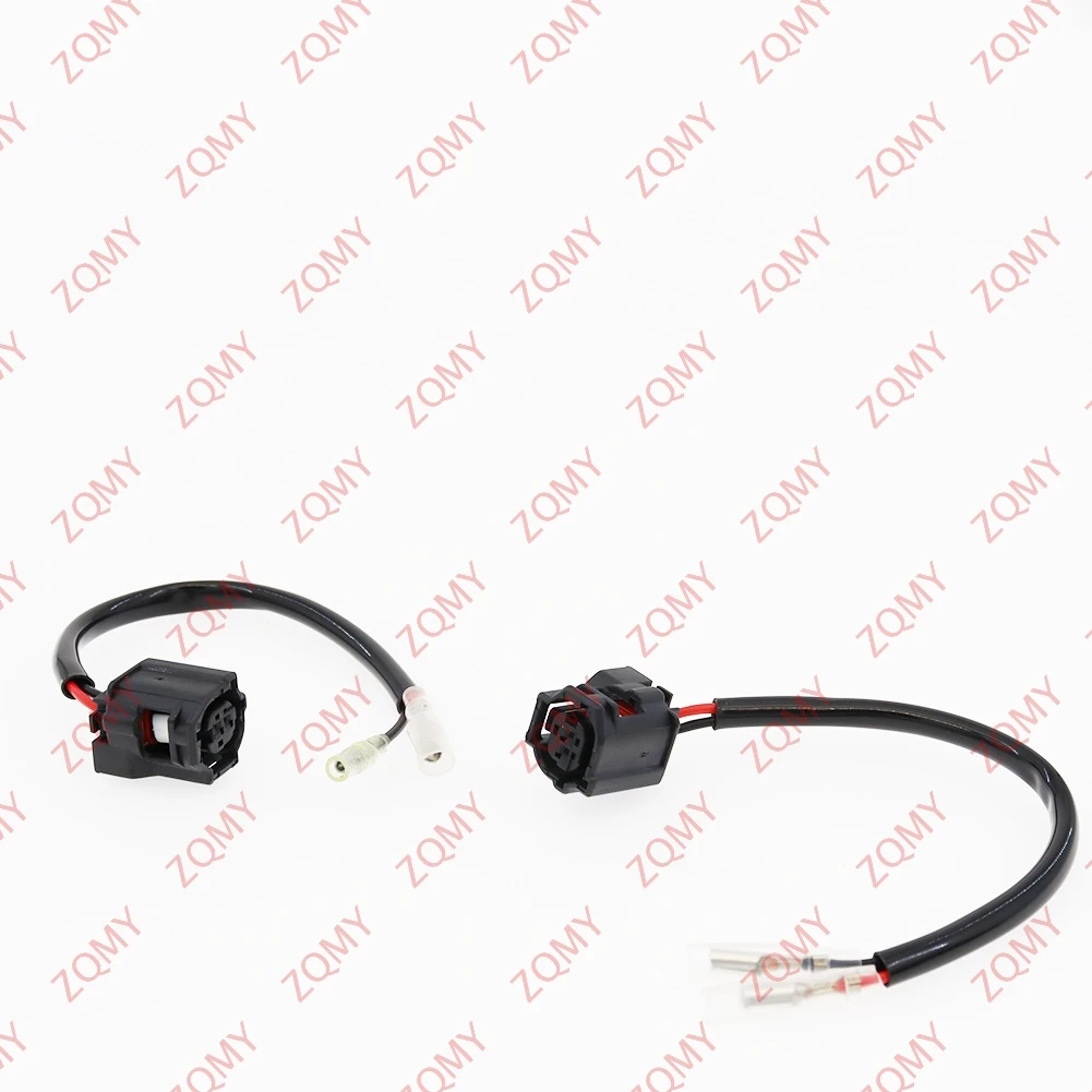 2pcs OEM Motorcycle Type 2-Wire Turn Signal Indicator Wiring Connectors Plug Adapters Connector Wire Harness For Yamaha MT10