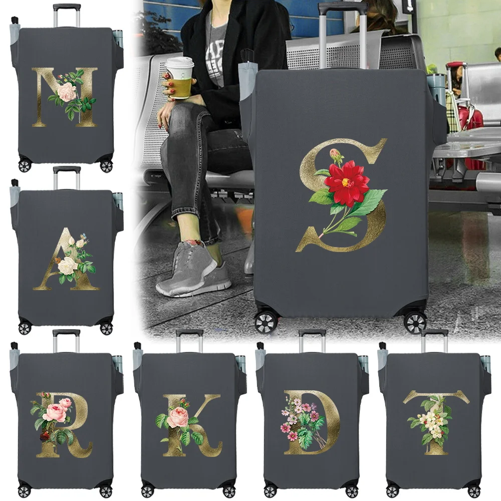 

High Elasticity Luggage Cover Protects Travel Accessories Airport Fashion Items Storage Bags Pockets Suitcase Scratch-Resistant