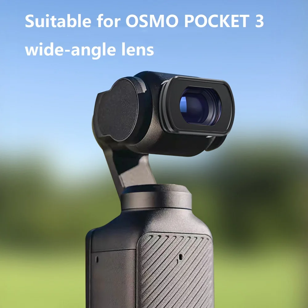 

Mcoplus 112° Wide Angle Lens 0.72X Magnification Magnetic Mounting for DJI OSMO Pocket 3 Camera Accessory