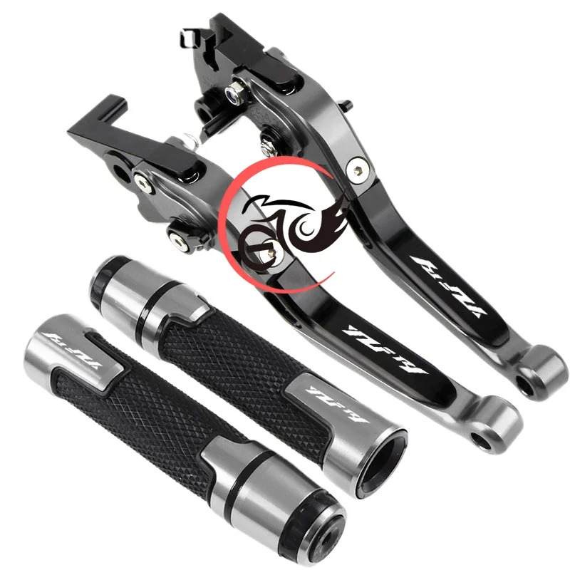 

Palancas de embrague y freno para motocicleta, manillar agarre con logotipo YZFR1, CNC, para YAMAHA YZF R1 YZF-R1 2004-2008