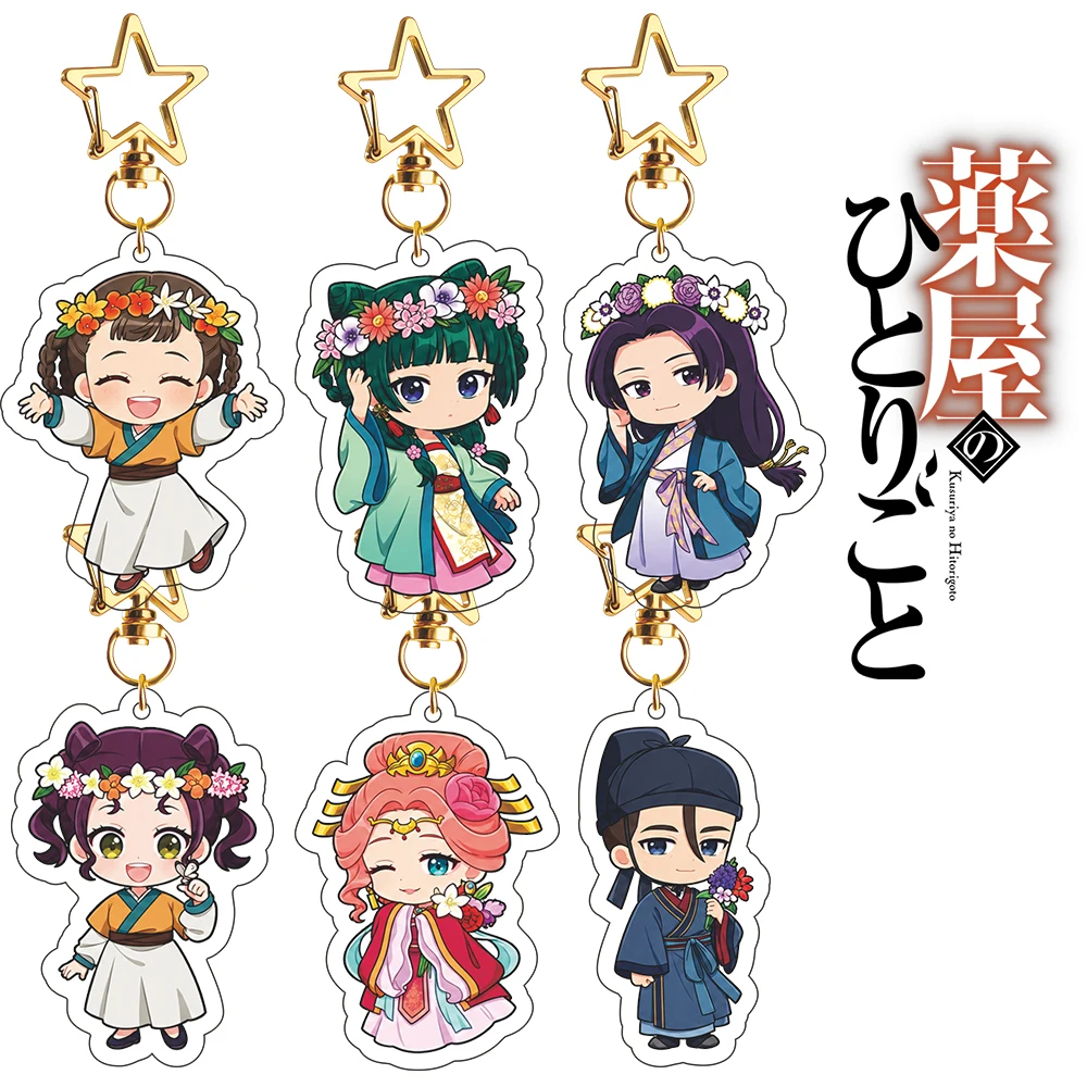 The Apothecary Diaries Acrylic Keychain Anime Kusuriya no Hitorigoto Maomao Jinshi Xiaolan Lihua Gyokuyo Cartoon keychain
