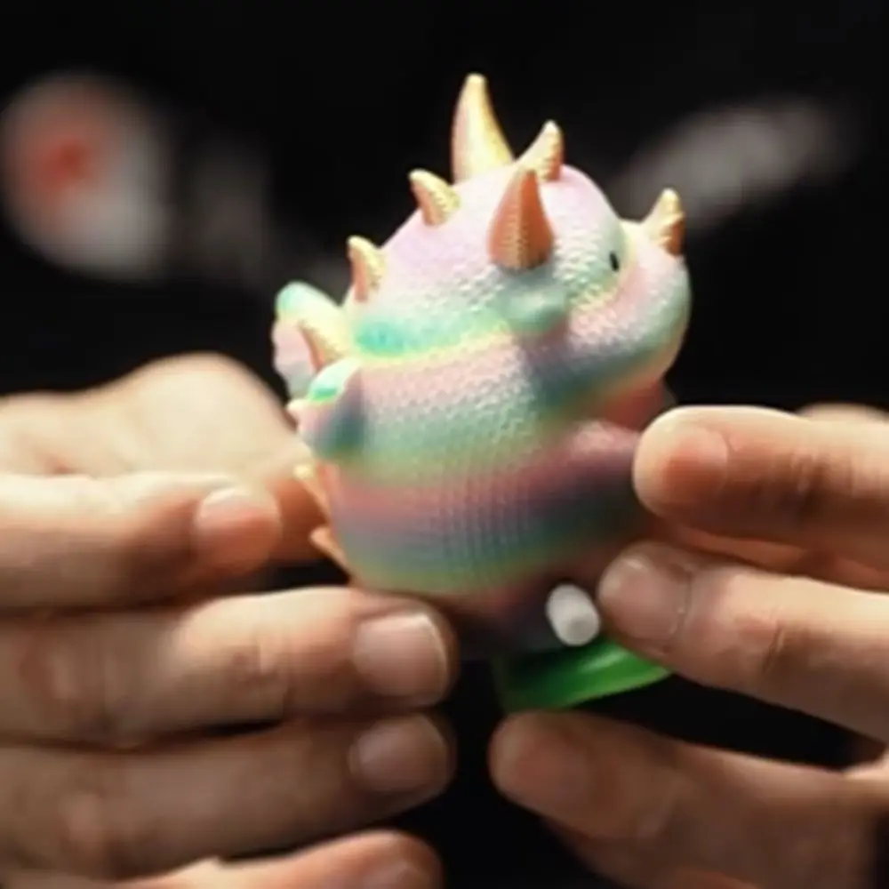 آلية المشي 3D المطبوعة الميكانيكية مقبض الفرامل تصميم ليتل التنين الفرامل التنين لعبة الكرتون واقعية