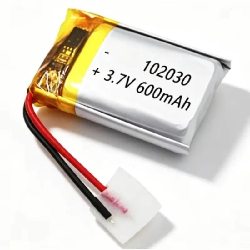 3.7V 102030 Li-ion Lipo Battery 600mAh Lithium Rechargeable Polymer for Steriliser Bluetooth Audio Toys Selfie Stick