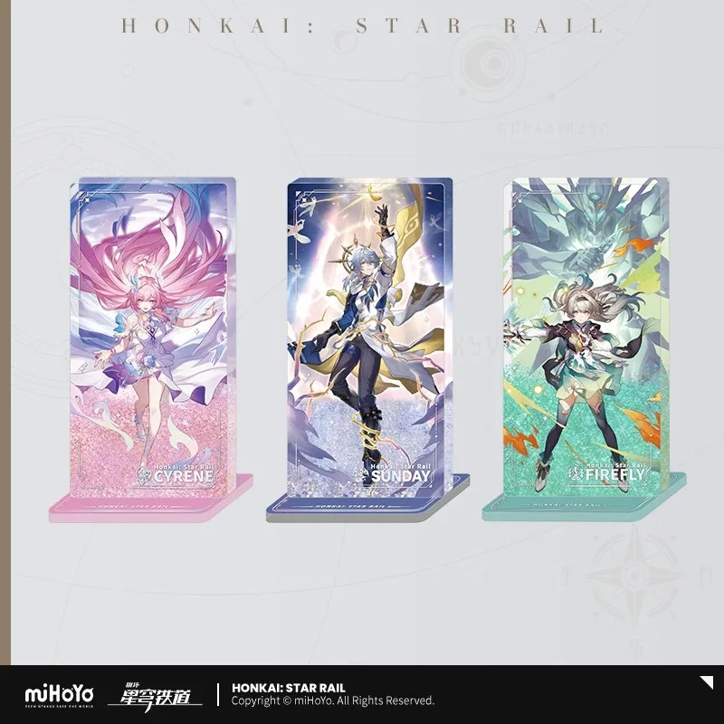 

Pre Sale miHoYo Official Honkai Star Rail LiHui Series Firefly SUNDAY Cyrene Acrylic Quicksand LiPai Ornaments Anime Cosplay
