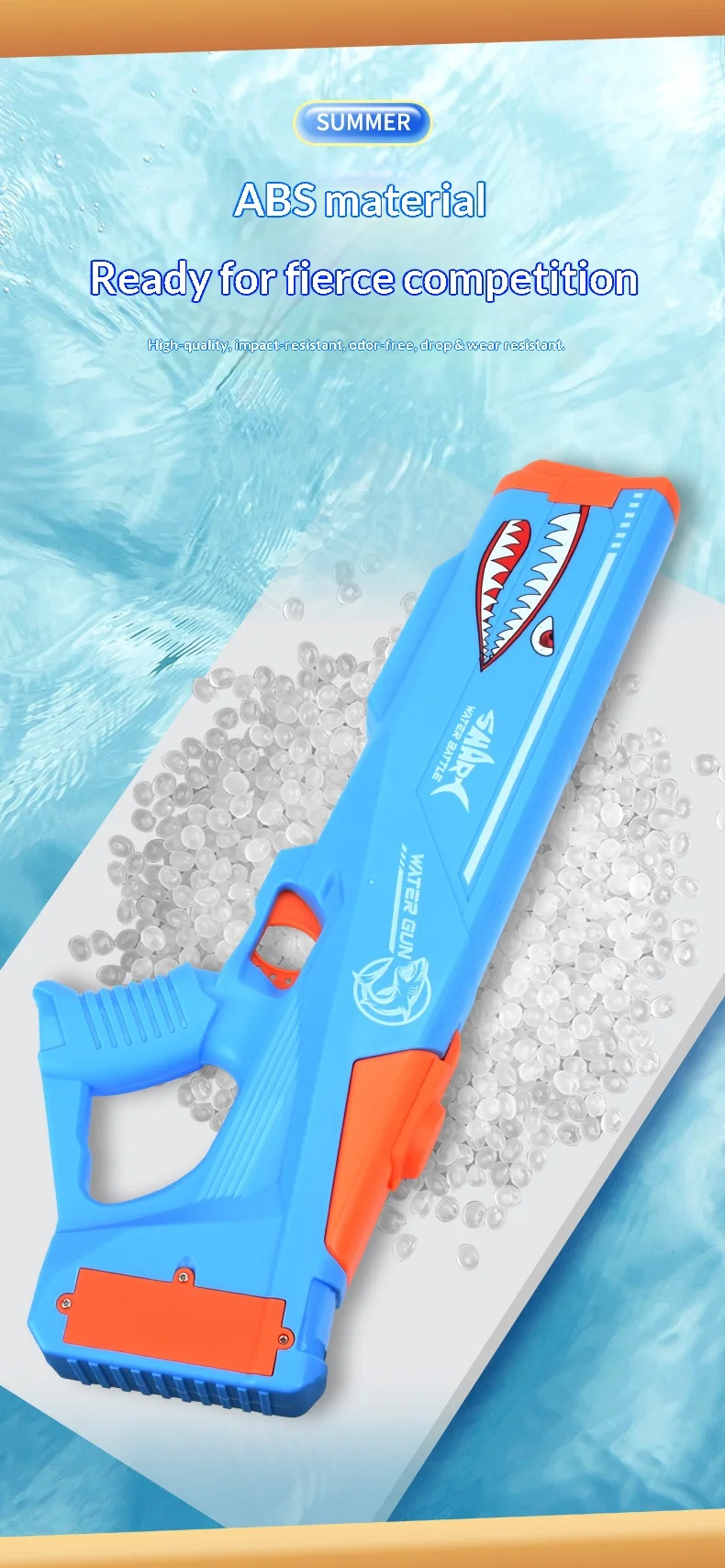 Electric Water Gun Automatic Water Blaster Large Capacity Toy_voghion.com