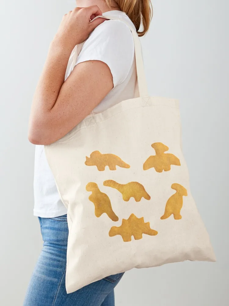 

dino nuggets Tote Bag hand bag canvas tote bags Custom bag personalized tote