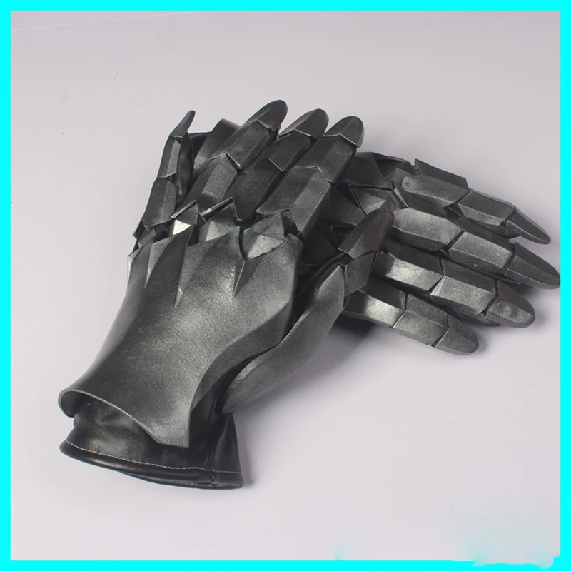 Guanti meccanici Punk dita flessibili e alla moda Cool Game Equipment Punk Armor guanti Vintage costumi Cosplay puntelli