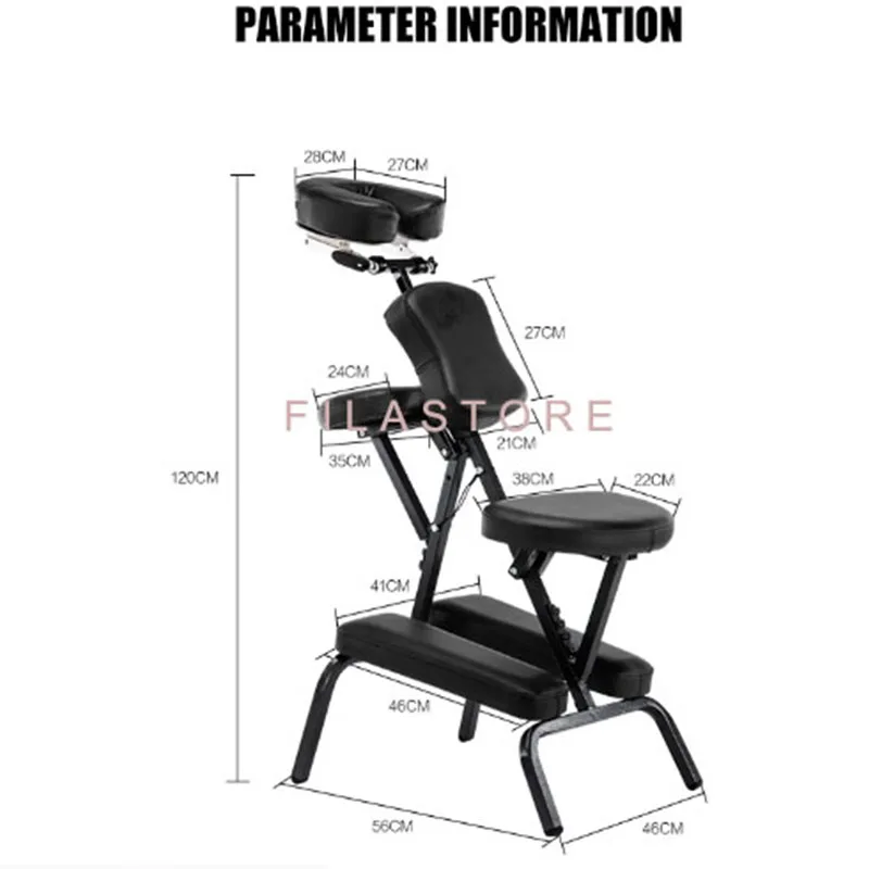 Складное массажное кресло для татуировки/здоровья, портативное массажное кресло, скребковое кресло, кресло для татуировки, складная косметическая кровать
