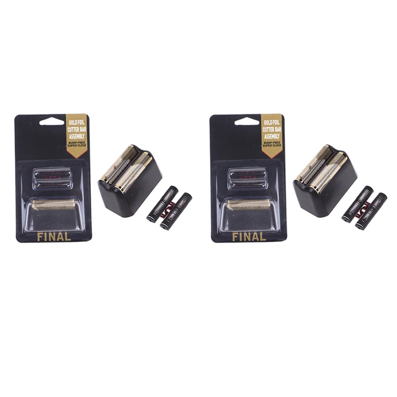 ABKR-2X para wahl 8164 barbeador elétrico máquina de cortar cabelo lâmina cabeça capa folha substituição e lâmina acessórios barbeiro