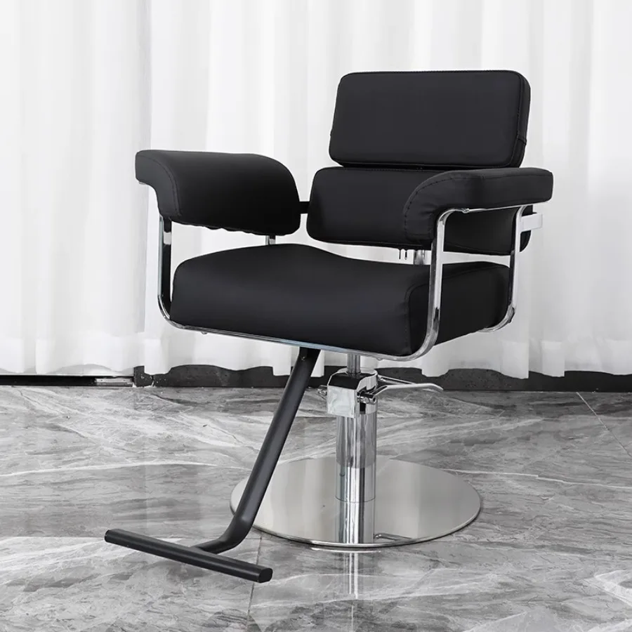 Makeup Artist Hairdressing Chair New Black Multifinction Hairdressing Chair Professional Acessories Luxury Krzeslo Salon Chair