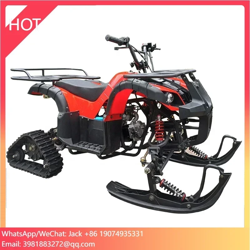 2024 High Quality 125cc Gas Snowmobile Track Snow Vehicle Snow Racer Sled for Sale