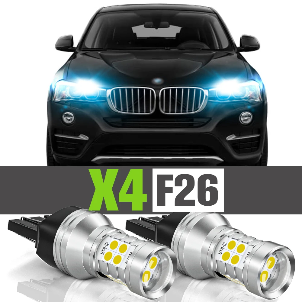 

2x LED Daytime Running Light DRL Accessories Lamp For BMW X4 F26 2014 2015 2016 2017 2018