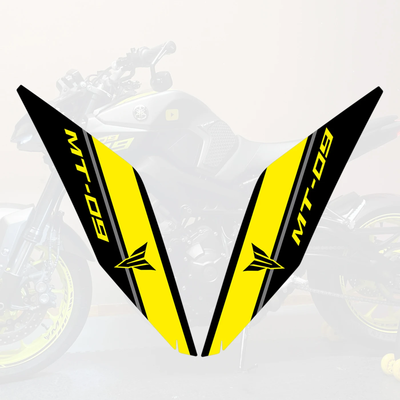 Fit yamaha mt09 fz sp Motorrad Knie kleber Aufkleber Kotflügel Windschutz scheibe 2014-2018 Tank Pad Protector Aufkleber Verkleidung