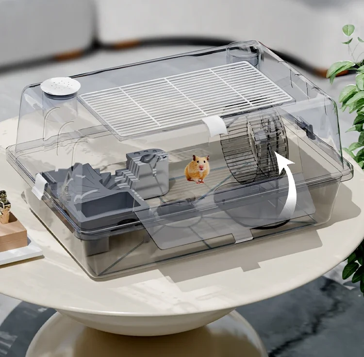 hamster cage golden bear cage oversized villa cheap acrylic terrarium dedicated to small house