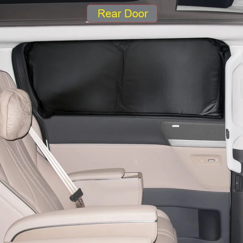 

For XPENG X9 2024-Present Car Black Window Privacy Sunshade Auto Anti-UV Heat Insulation Protect Cover Interior Accessory