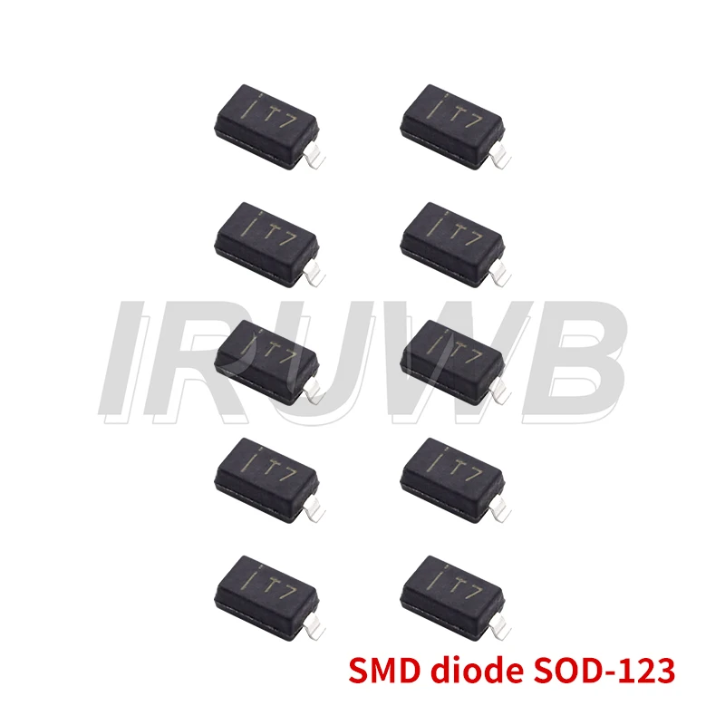 100pcs Schottky diodes SMD diode 0805 SOD-123 1N5819 1N4007 1N4148 SOD123 SOD-323 1206 1N4148WS 1N5819WS B5819WS SOD323