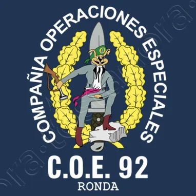 Spanish Legion COE 92 Ronda Mod 2 Special Operations Emblem T-Shirt. Summer Cotton O-neck Men\'s Short Sleeve T-Shirt New S-3XL