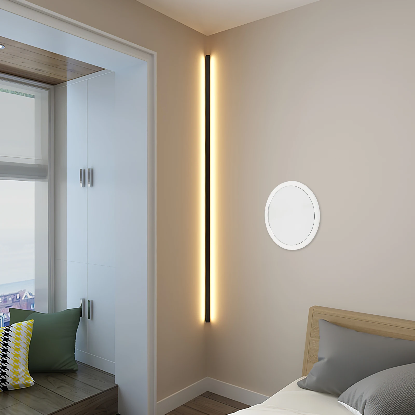 흡착식 10배 확대경 실용적인 원형 욕실 거울 남녀 공용 일상 사용 여행 선물 10배 확대경