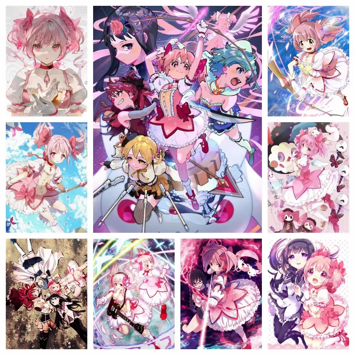 Diamond Painting Puella Magi Madoka Magica Diamond Mosaic Handmade Art Exquisite Creative Gift Home Decor