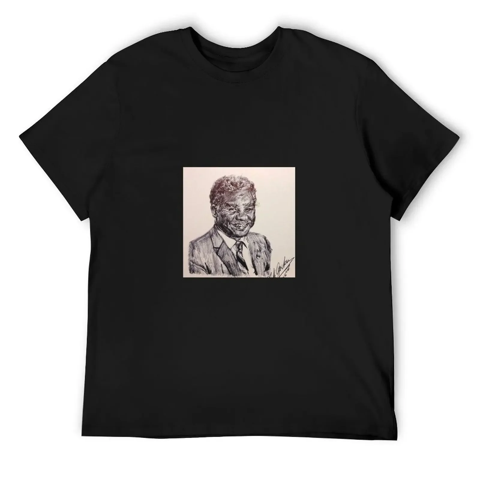 Mayor Harold Washington T-Shirt anime clothes quick drying t shirt for men