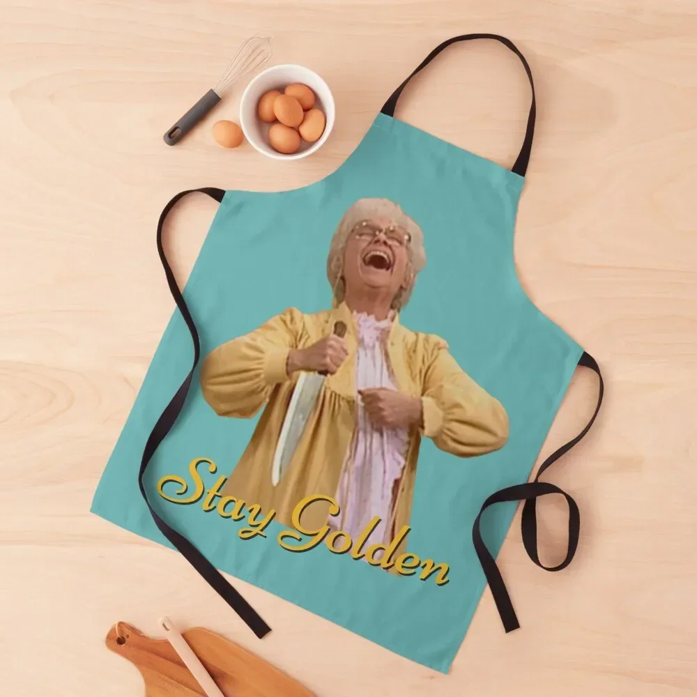 

Stay Golden Apron Men's Kitchen New year's Apron