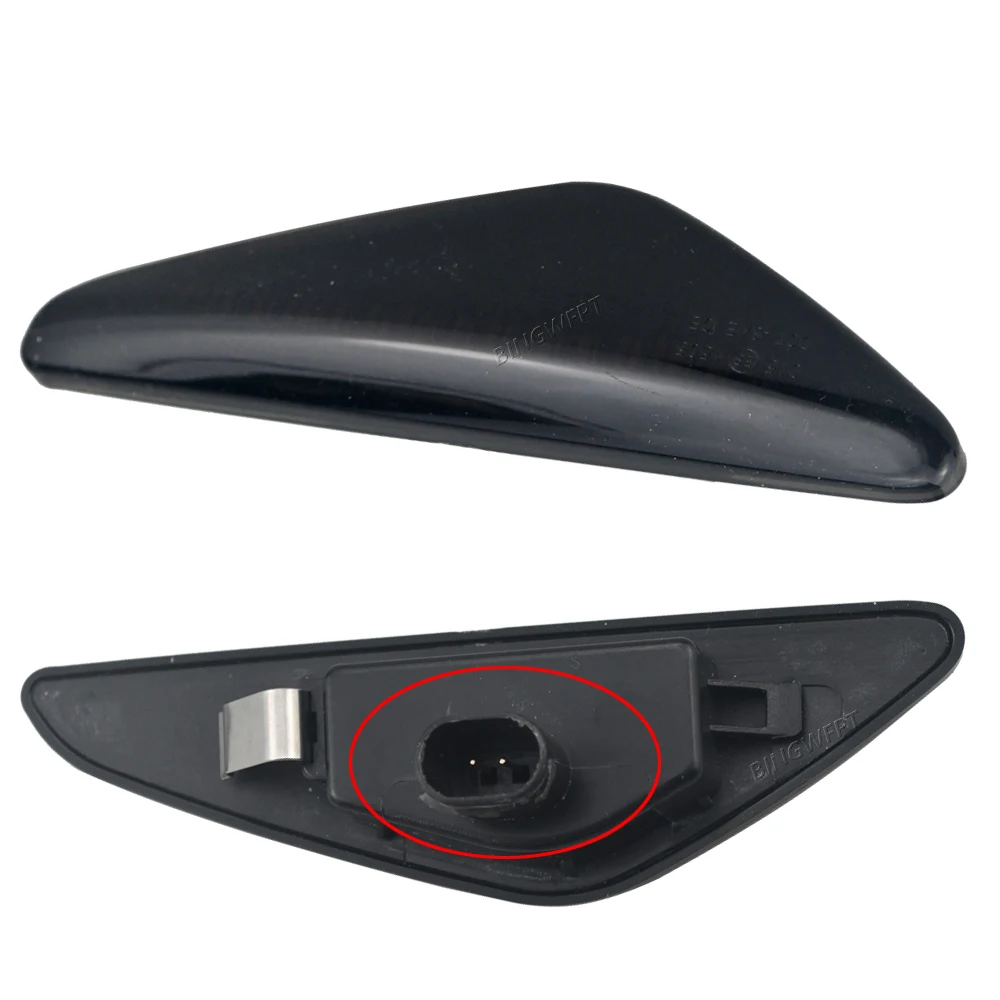 2pcs Dynamic LED Side Marker Light For BMW E46 2D 2003-2006 325Ci 330Ci Coupe Convertible Turn Signal Indicator Blinker Lamp