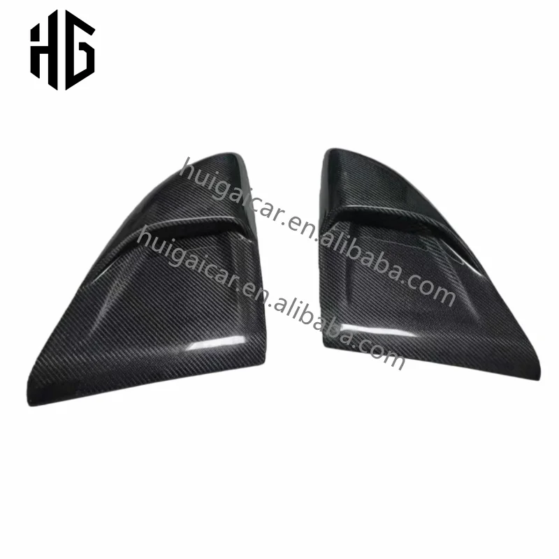 

Carbon Fiber Side Window Trim Rear Louver Vent Grille for Porsche 718 Boxster Cayman 2016+